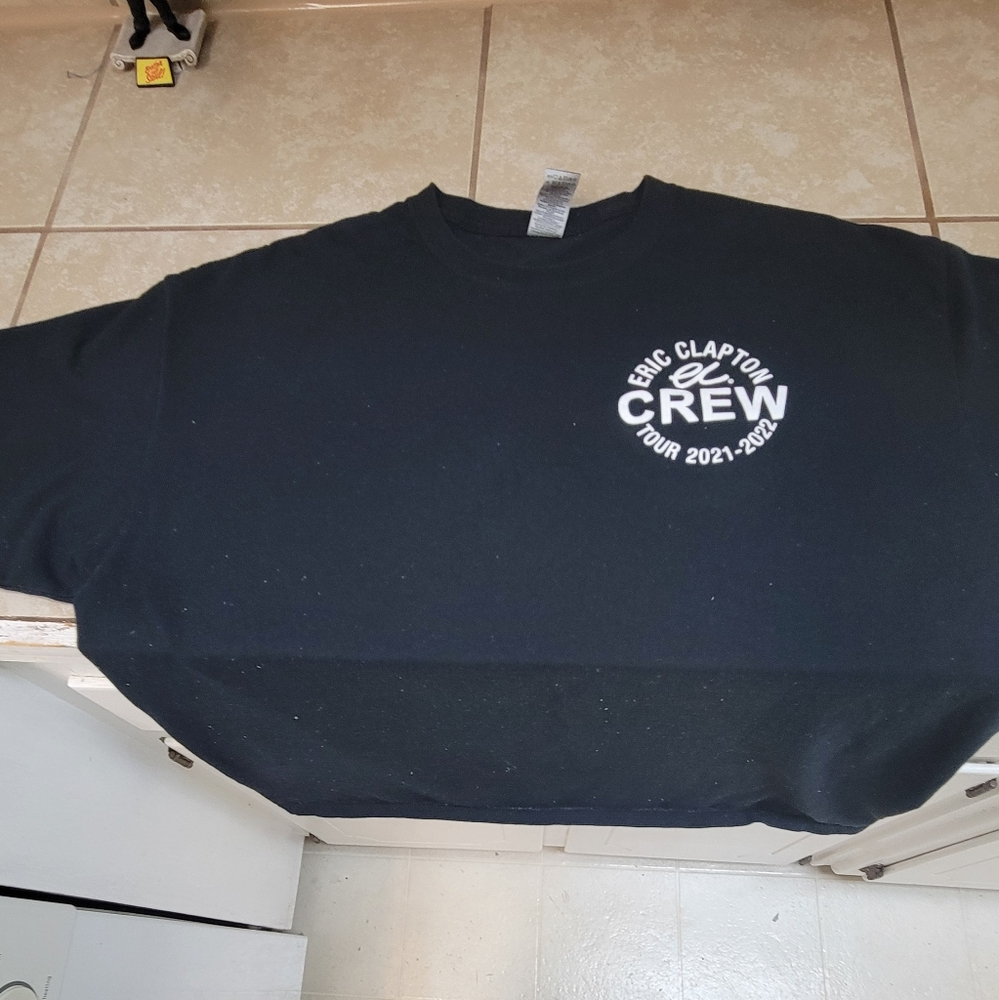 Black Eric Clapton Tour Crew T-Shirt
